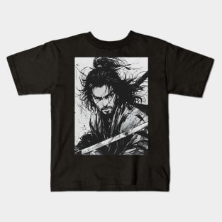 Vagabond Chronicles: Samurai Journeys, Manga Excellence, and Artistic Wonders Unveiled Kids T-Shirt